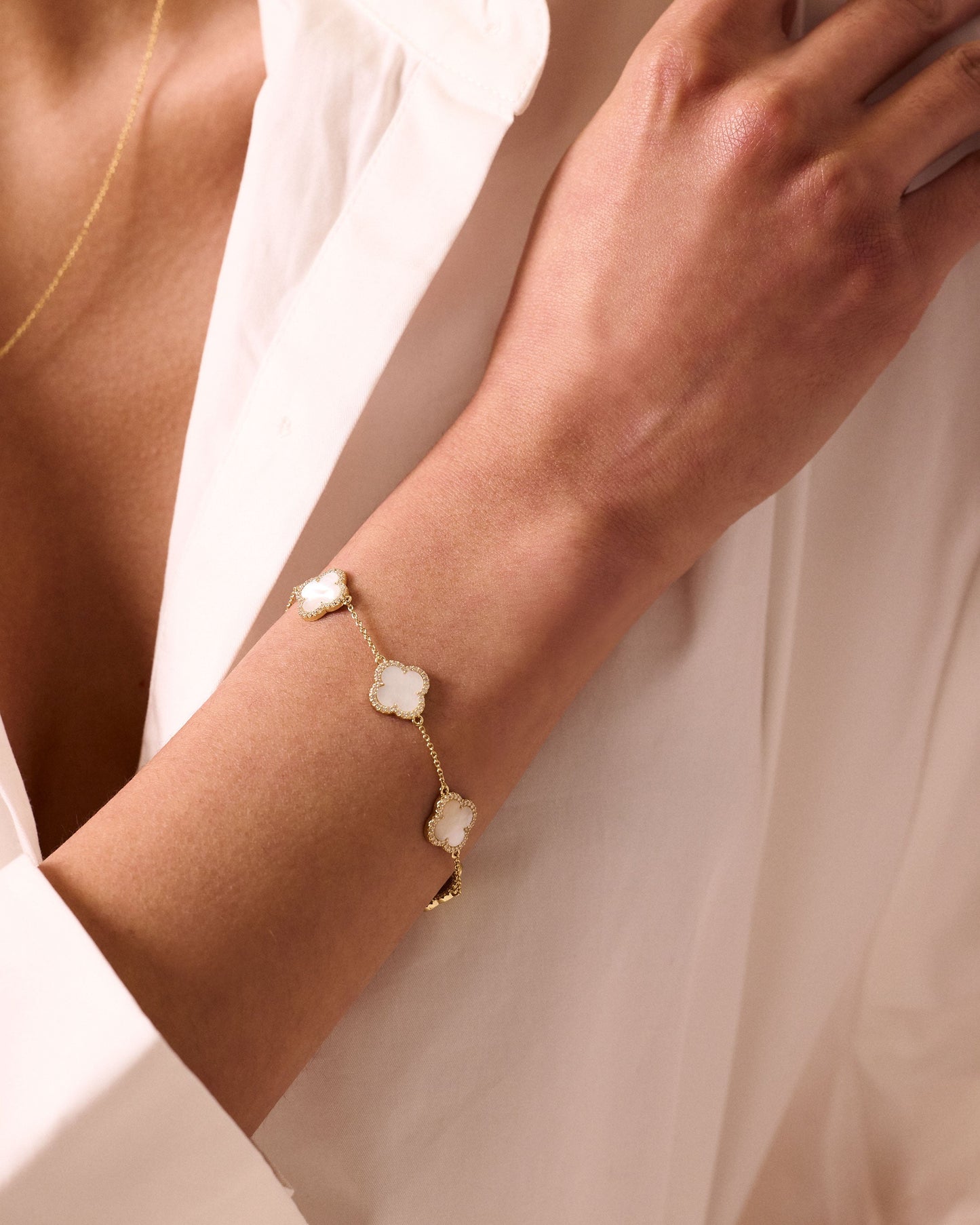 Icon White Bracelet