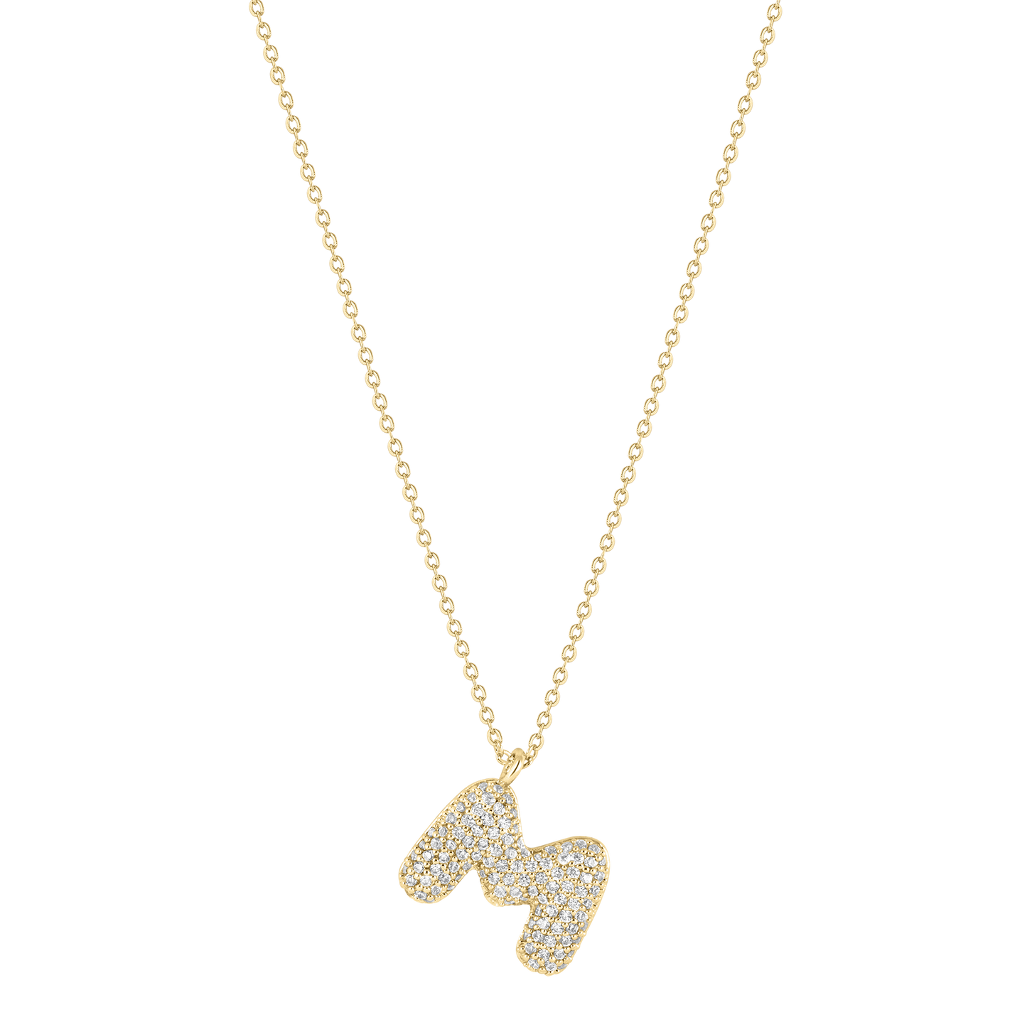 Collar Letra Burbuja