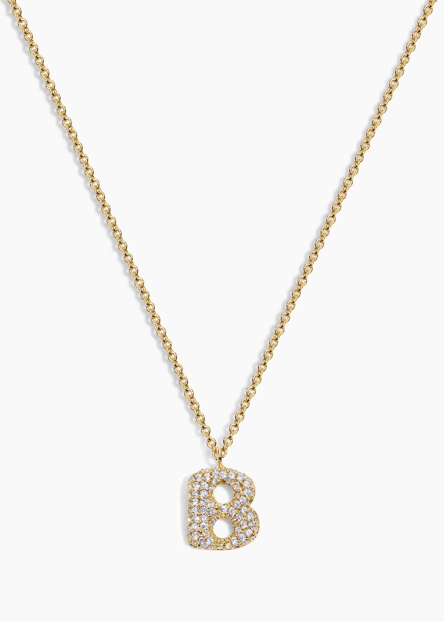 Collar Letra Burbuja