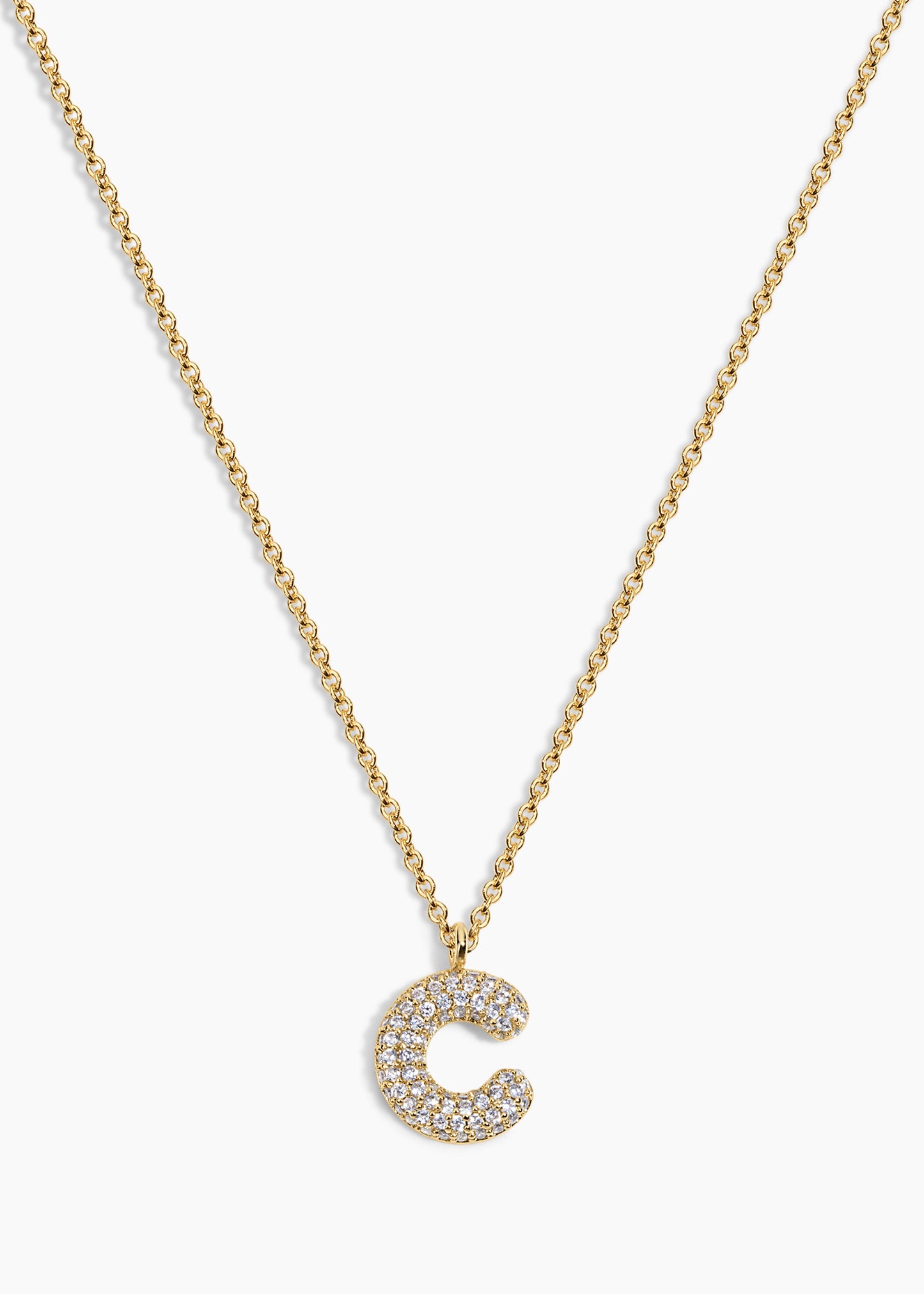 Collar Letra Burbuja