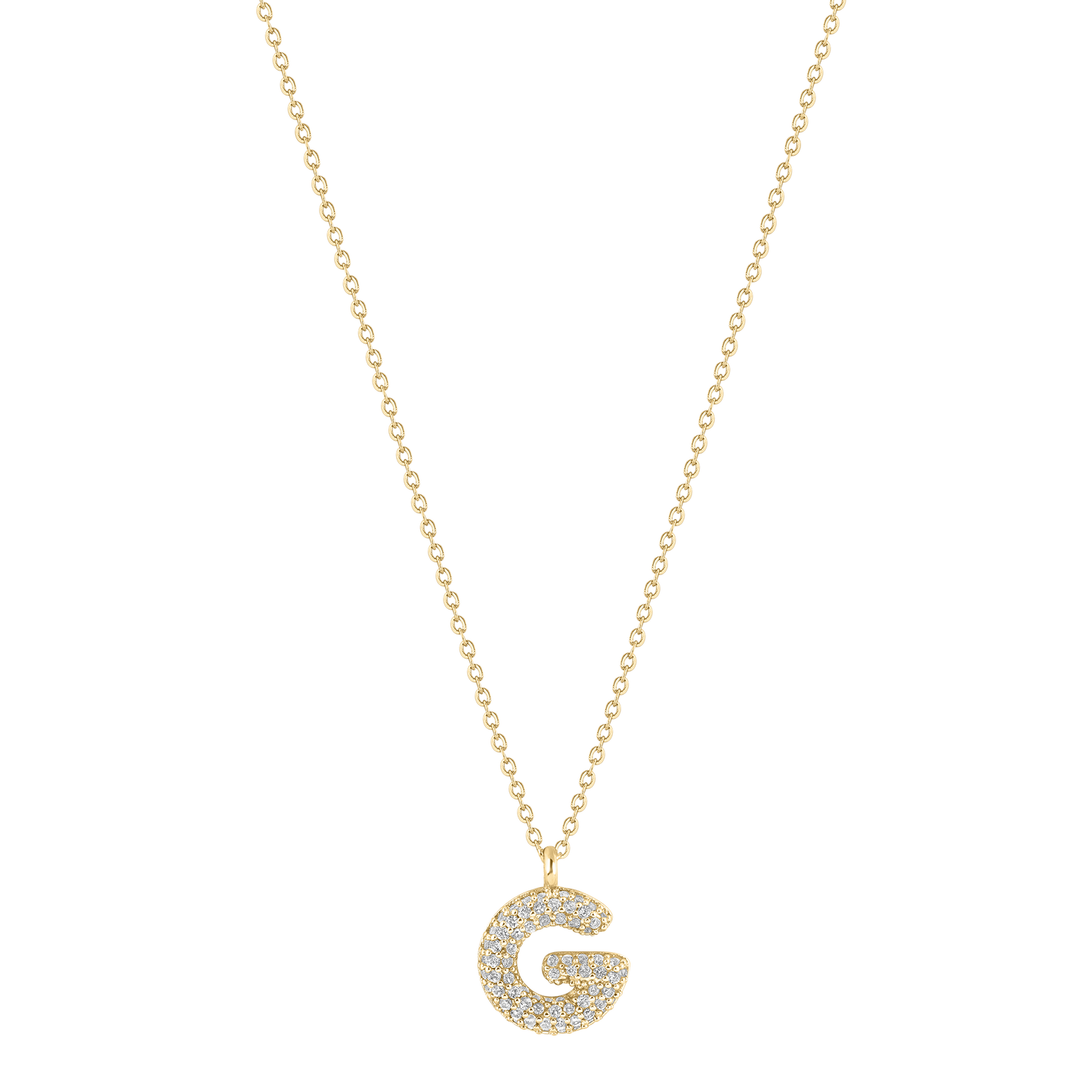Collar Letra Burbuja