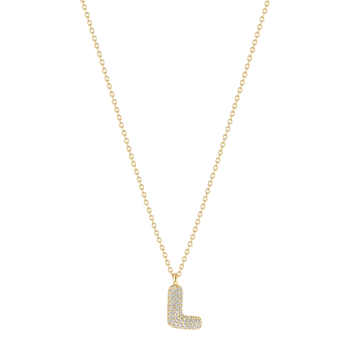 Collar Letra Burbuja