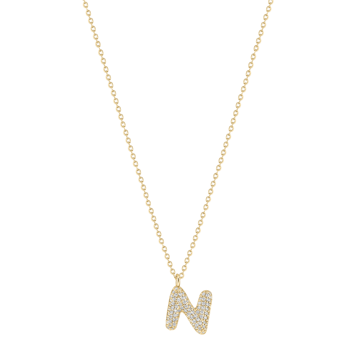 Collar Letra Burbuja