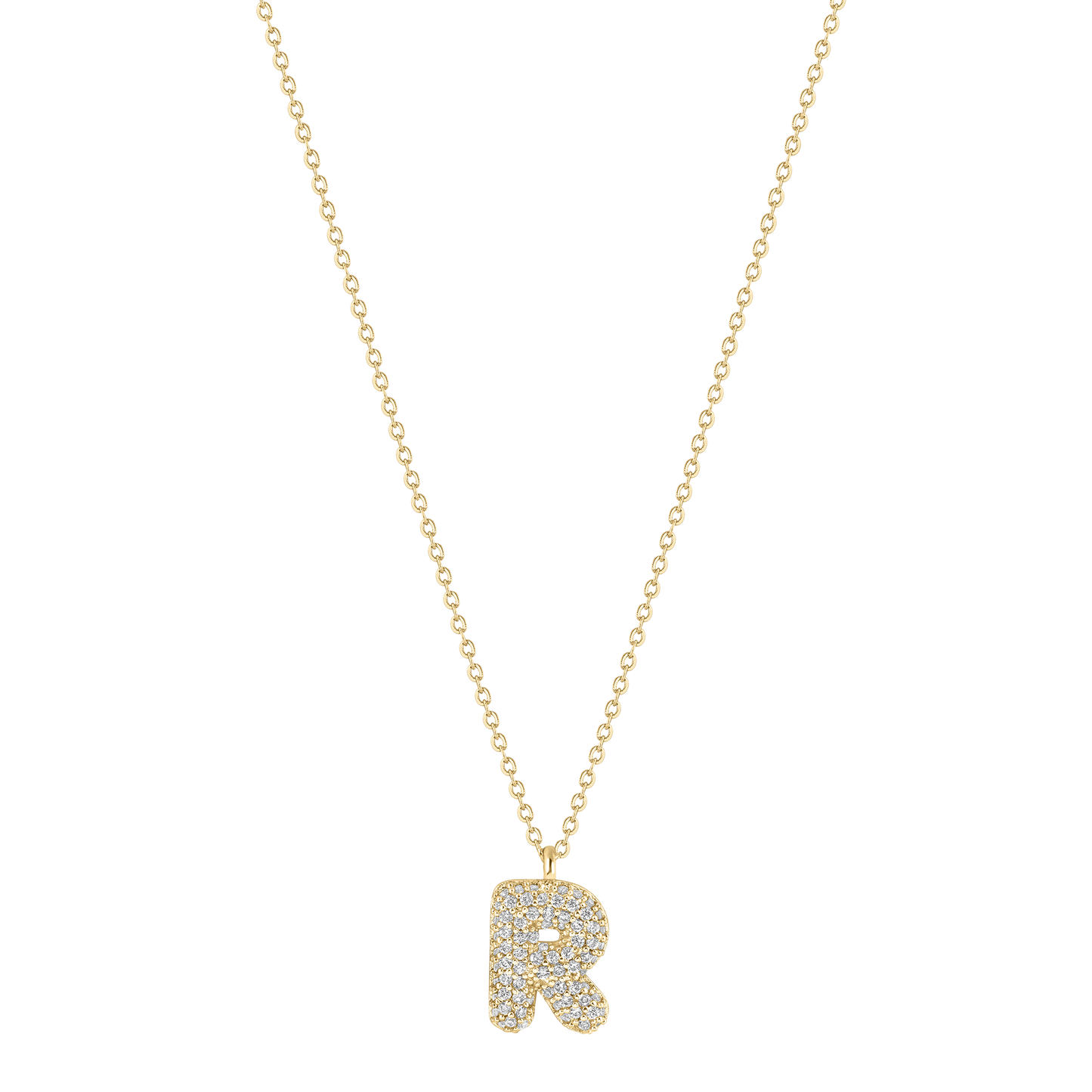 Collar Letra Burbuja