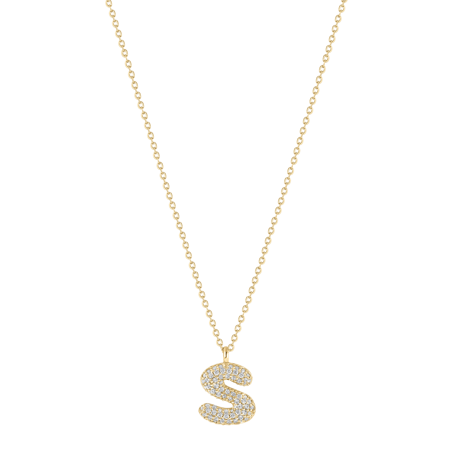 Collar Letra Burbuja
