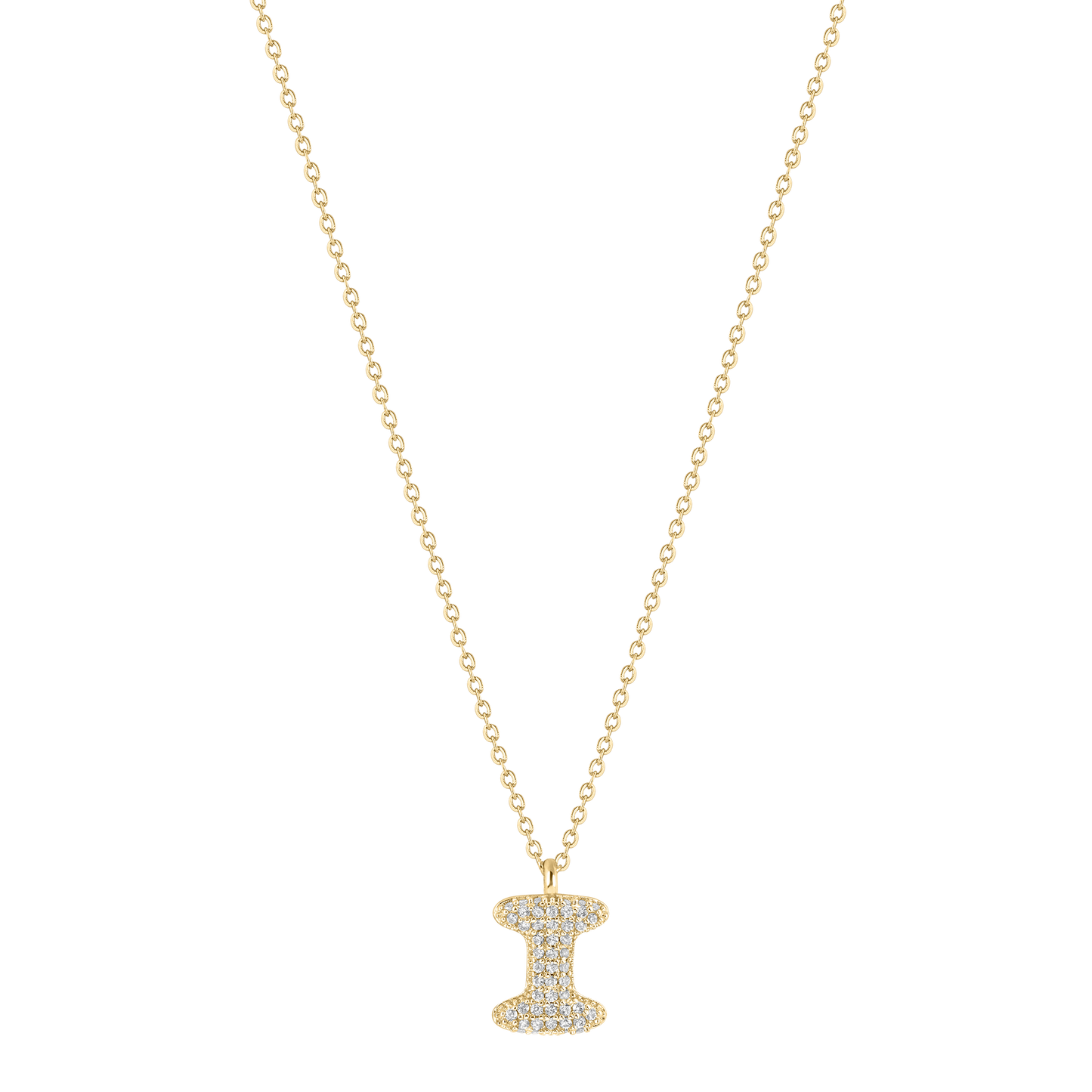Collar Letra Burbuja