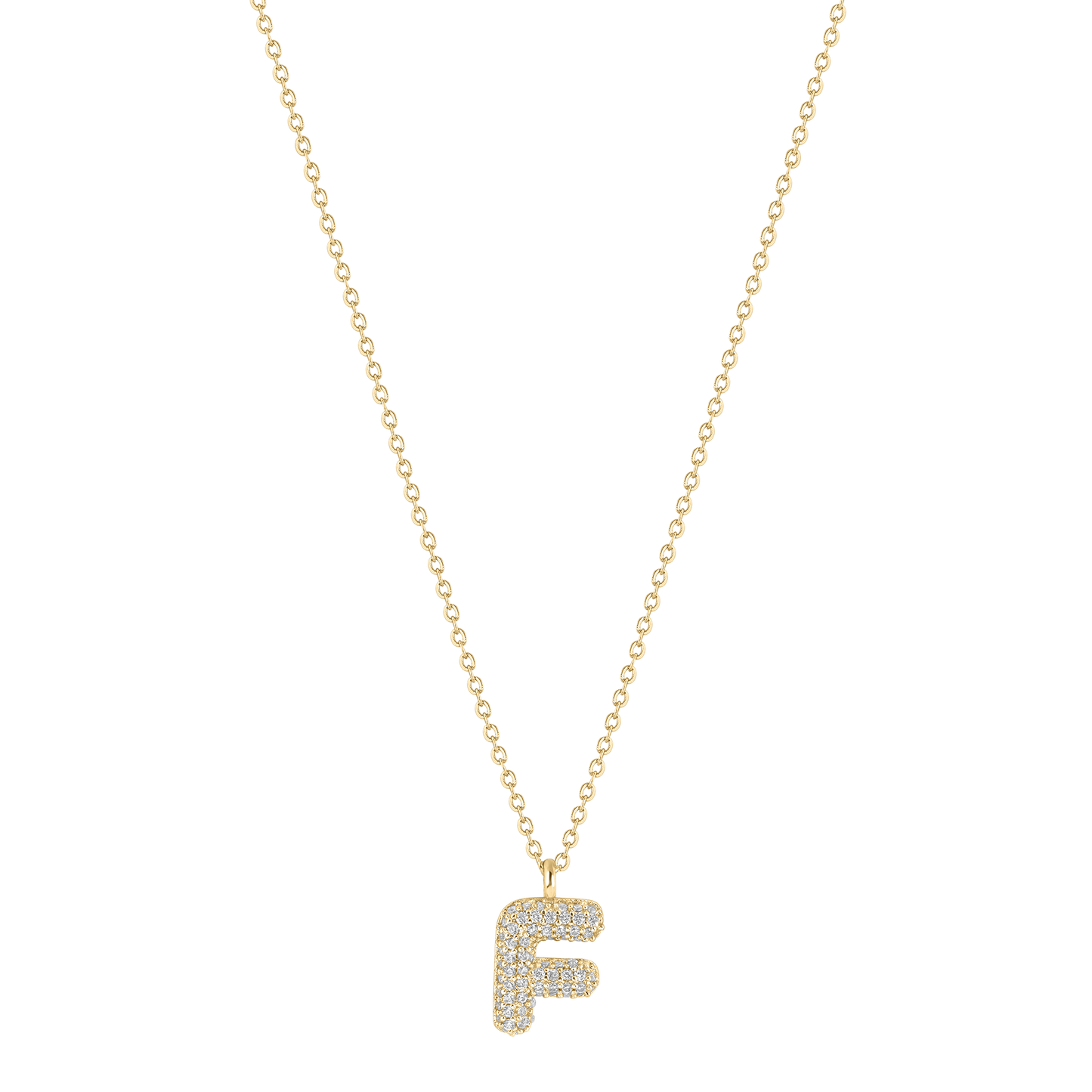 Collar Letra Burbuja