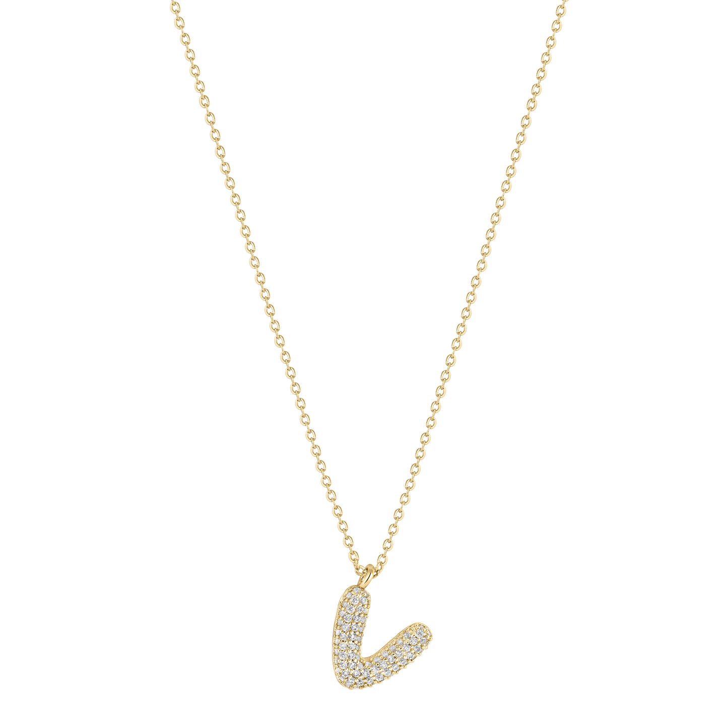 Collar Letra Burbuja