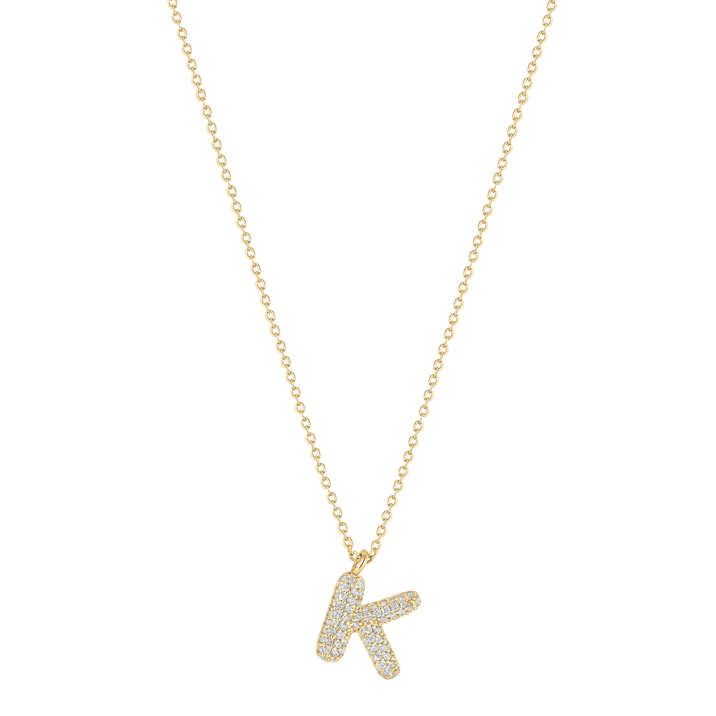 Collar Letra Burbuja