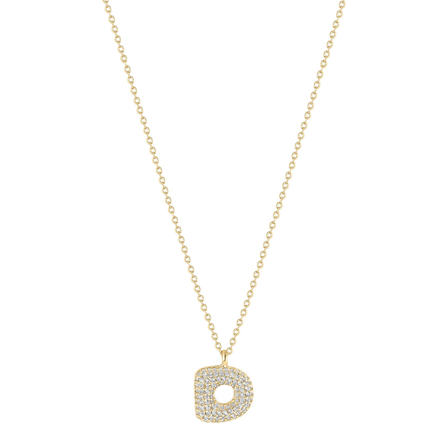 Collar Letra Burbuja