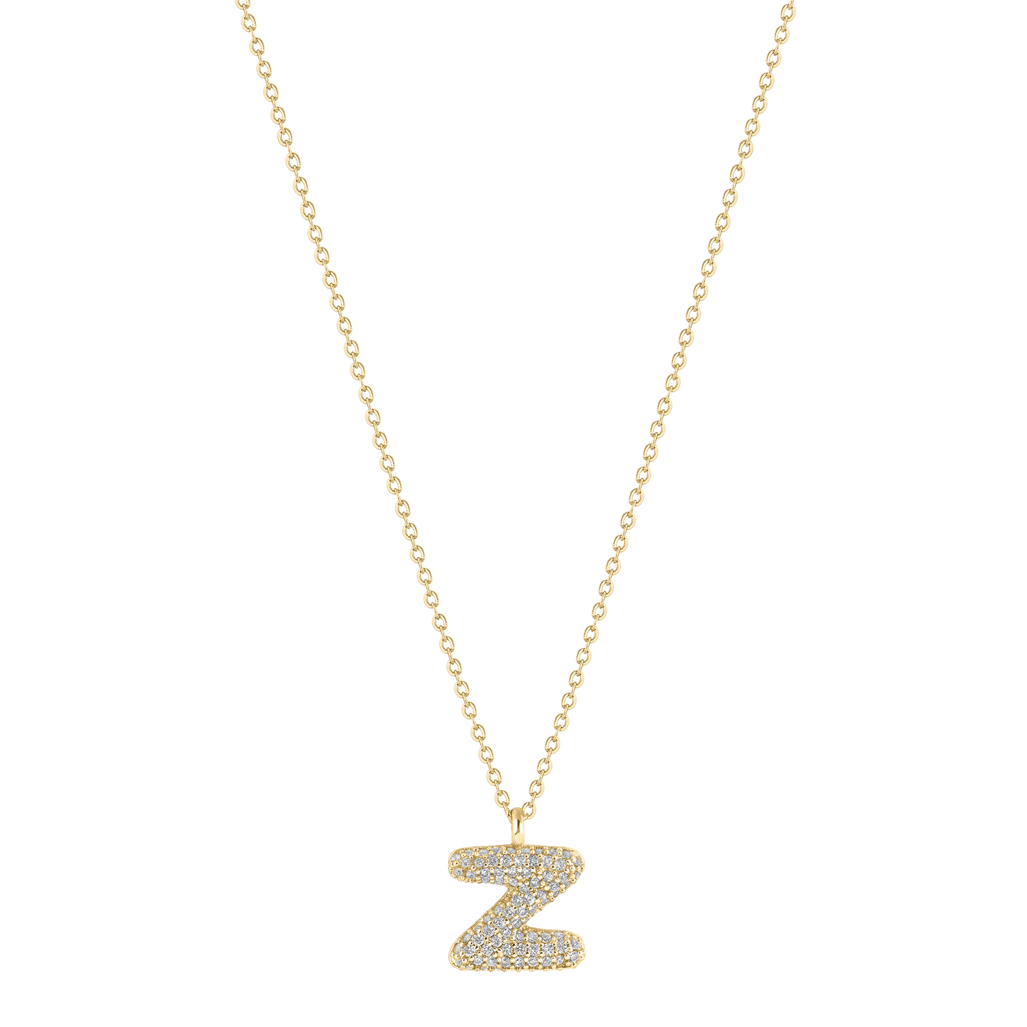 Collar Letra Burbuja