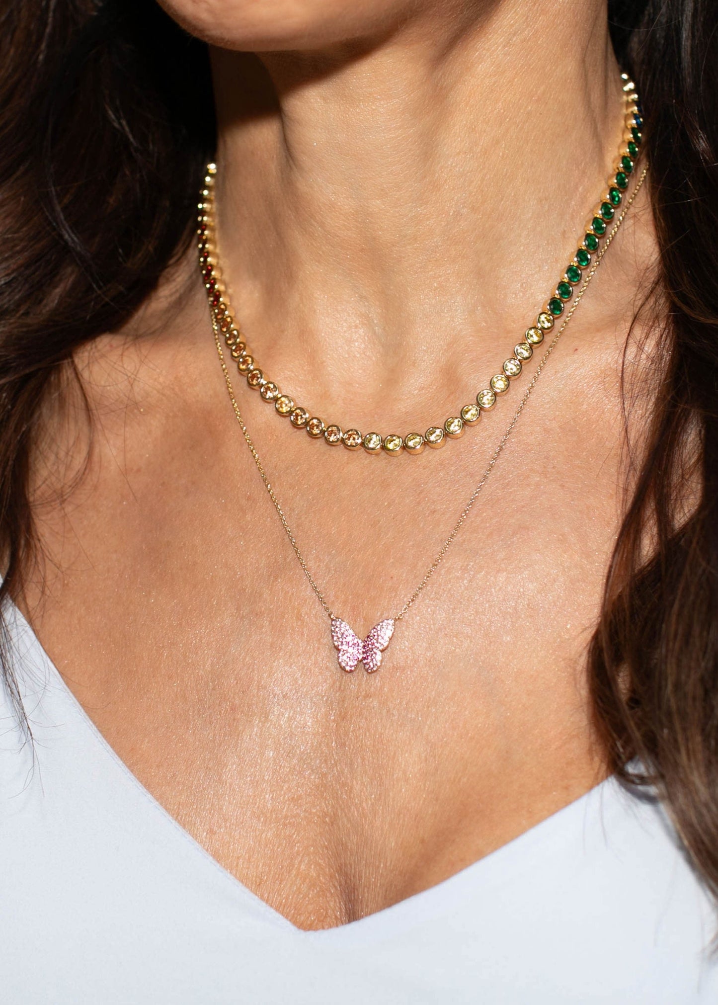 Collar de mariposa Bryn