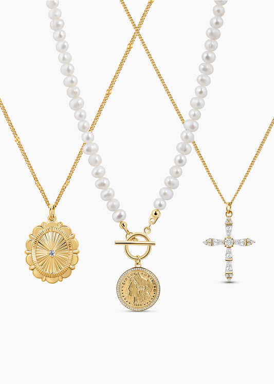 Juego de 3 collares Amore