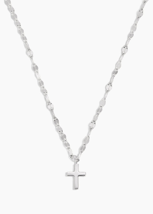 Collar Believe - Oro blanco