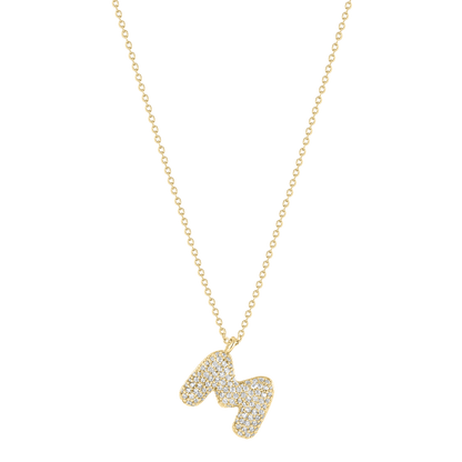 Collar Letra Burbuja