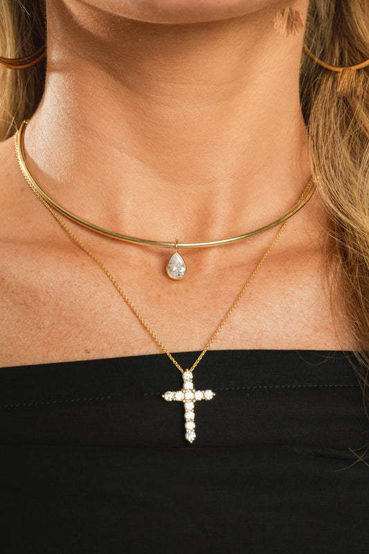 Pear Necklace Set of 2