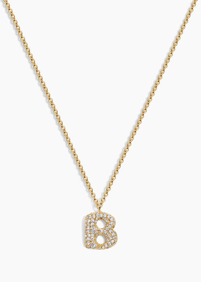 Collar Letra Burbuja