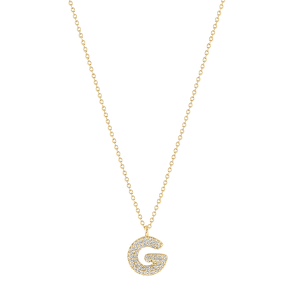 Collar Letra Burbuja