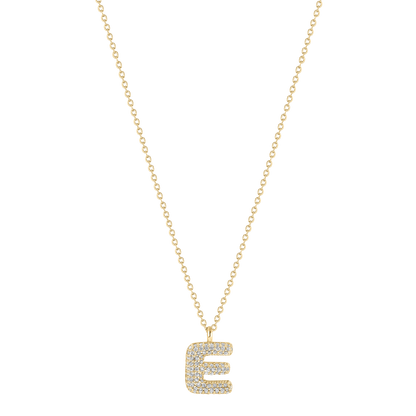 Collar Letra Burbuja