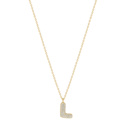 Collar Letra Burbuja