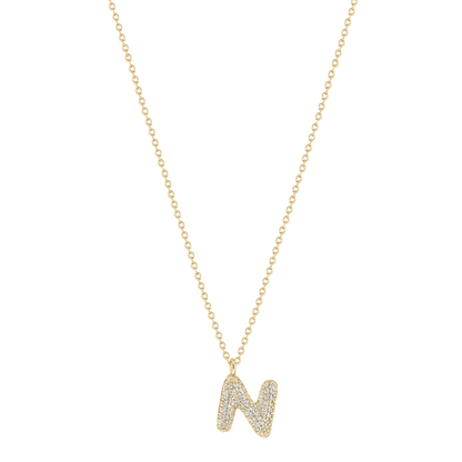 Collar Letra Burbuja