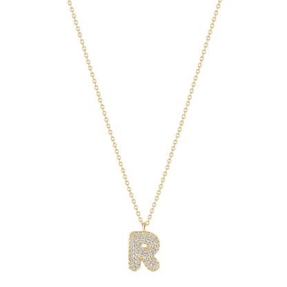 Collar Letra Burbuja