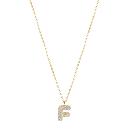 Collar Letra Burbuja
