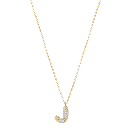 Collar Letra Burbuja