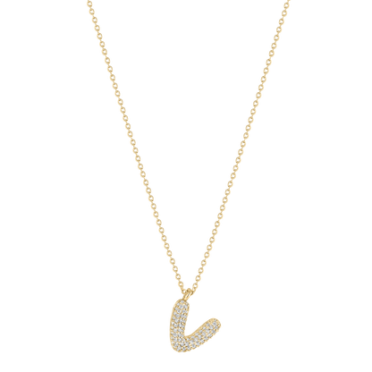Collar Letra Burbuja