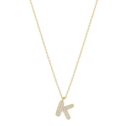 Collar Letra Burbuja