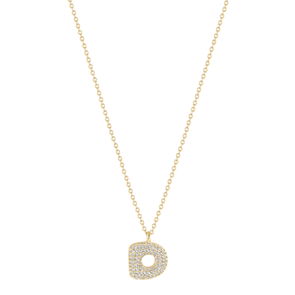 Collar Letra Burbuja